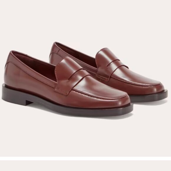 NWT Everlane Brown Leather Penny Loafer size 10 - Picture 5 of 6